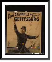 Historic Framed Print, Gettysburg.,  17-7/8" x 21-7/8"