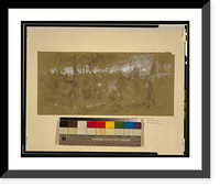 Historic Framed Print, Warrens Brigade overpowered by Longstreets advance - 2,  17-7/8" x 21-7/8"