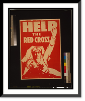 Historic Framed Print, Help the Red Cross.Herman Roeg. - 2,  17-7/8" x 21-7/8"