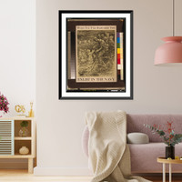 Historic Framed Print, When you fire remember this - Enlist in the Navy.W. A. Rogers.,  17-7/8" x 21-7/8"