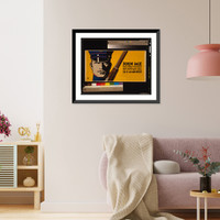 Historic Framed Print, Join me - the first to fight on land and sea - U.S. Marines - 2,  17-7/8" x 21-7/8"