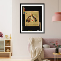 Historic Framed Print, Have you answered the Red Cross Christmas roll call?.Harrison Fisher.,  17-7/8" x 21-7/8"