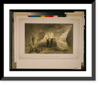 Excavated church in the caverns at Inkermann, looking west.W. Simpson, del. ; Day & Son, Lithrs. to the Queen, Antique Print