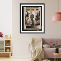 Woman waiting for land lottery, Puerto Rico, 1946, Vintage Wall Art