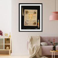 Historic Framed Print, The Church does care! [...] Follow the boys who follow the flag [...] set aside the week ending Sunday January 27th, 1918 as a sacrificial week [...].,  17-7/8" x 21-7/8"