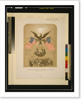 The American Declaration of Independence illustrated.Fabronious ; designed by R. Thayer ; L. Prang & Co. Lith., Boston. - 3, Vintage Wall Art