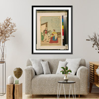 Historic Framed Print, [John Heathcoat, inventor of the knitting machine],  17-7/8" x 21-7/8"