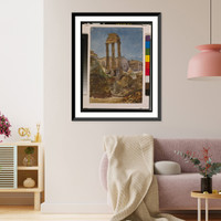 Historic Framed Print, [Roman Forum (Rome, Italy). Site plan].Gilbert.,  17-7/8" x 21-7/8"