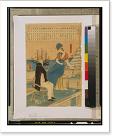 Historic Framed Print, Ikoku kotoba - rango,  17-7/8" x 21-7/8"