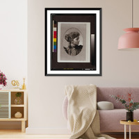 Historic Framed Print, [African American woman, head-and-shoulders portrait, facing right] - 10,  17-7/8" x 21-7/8"