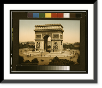 Historic Framed Print, [Arc de Triomphe, de l'Etoile, Paris, France],  17-7/8" x 21-7/8"