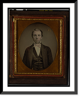 Historic Framed Print, [Unidentified man, half-length portrait, facing front] - 2,  17-7/8" x 21-7/8"