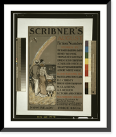 Historic Framed Print, Scribner's August fiction number.W. Glackens.,  17-7/8" x 21-7/8"