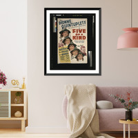 The Dionne quintuplets in five of a kind, Vintage Wall Art