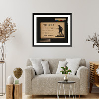 Think! Are you content for him to fight for you? Won't you do your bit? We shall win but you must help. Join to-day.Chorley & Pickersgill Ltd., The Electric Press, Leeds and London. Heritage Wall A
