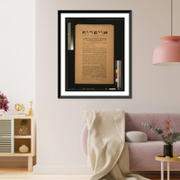 Historic Framed Print, [The call, from English labor leaders to Jewish young people ...].printed by Roberts & Leete Ltd. London.,  17-7/8" x 21-7/8"