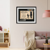 Historic Framed Print, What will your answer be when your boy asks you, Father,  what did you do to help when Ireland fought for freedom in 1915?" Enlist now.Chorley & Pickersgill Ltd.,  Leeds and London.",  17-7/8" x 21-7/8"