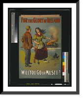 For the glory of Ireland.Hely's Limited, Litho, Dublin. Classic, Antique Wall Art