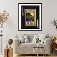 There's room for you. Enlist to-day.W. A. Fry ; printed by Wm. Strain & Sons, Ltd., Belfast, and 104 High Holborn, London, W.C. Classic, Historic Reproduction
