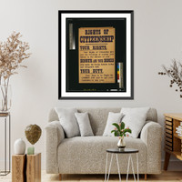 Historic Framed Print, Rights of citizenship.printed by David Allen & Sons, Ltd, Harrow, Mdx.,  17-7/8" x 21-7/8"