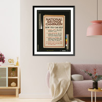 National savings campaign. How you can help.printed by Roberts & Leete Ltd., London, Antique Wall Art