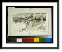 Commercial center of the Radburn, New Jersey, model housing community, Antique Wall Art