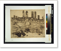 Men at the wharves, Annapolis, Maryland, Vintage Print