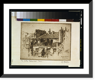 The little balconies from my studio.L.G. Hornby, Paris, Vintage Wall Art