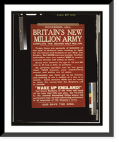 Britain's new million army. Complete the second half million, Historic Print