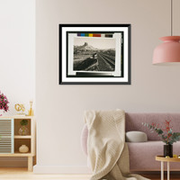 Union Pacific bridge at Green River, Wyoming, after Russell, Vintage Poster