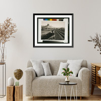 Union Pacific bridge at Green River, Wyoming, after Russell, Vintage Poster