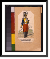 Historic Framed Print, Lancer, France, 1853,  17-7/8" x 21-7/8"