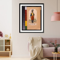 Historic Framed Print, Lancer, France, 1853,  17-7/8" x 21-7/8"