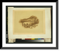 Moore's Lake - head of Bear River, Uintah Mountains, Vintage Print