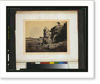 Historic Framed Print, High bluffs - Black Buttes,  17-7/8" x 21-7/8"