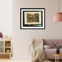 First party of Boundary Commission prepared to embark at Esquimalt for the Frazer River, British Columbia, Vintage Print