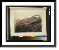 Historic Framed Print, Summits of Rocky Mountains near lat. 49 N., July 1861,  17-7/8" x 21-7/8"