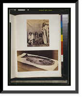 Historic Framed Print, [Kootenai group] A 60 lb. Columbia River salmon.,  17-7/8" x 21-7/8"