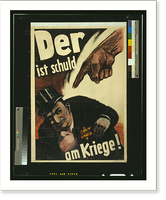 Historic Framed Print, Der ist Schuld am Kriege!.Mj&ouml;lnir. - 3,  17-7/8" x 21-7/8"