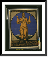 Historic Framed Print, Kriegsgefangenenhilfe. Deutsches Hilfswerk f&uuml;r die Kriegs- und Zivilgefangenen.Walter Ditz, '19.,  17-7/8" x 21-7/8"