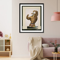 Historic Framed Print, Global bully?,  17-7/8" x 21-7/8"
