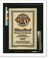 Historic Framed Print, Wilna-Minsk, Altert&uuml;mer Kunstgewerbe, Ausstellung der Zeitung der 10. Armee, Juni 1918, Wilna.Fred Hendrick.,  17-7/8" x 21-7/8"