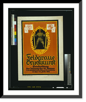 Historic Framed Print, Feldgraue Druckkunst. Sondershau der Zeitung der 10. Armee.Fred Hendriok.,  17-7/8" x 21-7/8"