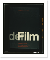 Historic Framed Print, Der Film.J. M&uuml;ller-Brockmann.,  17-7/8" x 21-7/8"