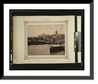 Historic Framed Print, [View of Galata and the (Imperial) Ottoman Bank].Constantinople, Abdullah Fr&egrave;res. - 3,  17-7/8" x 21-7/8"