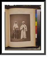 Studio portrait of models wearing traditional clothing from the province of Suriy&egrave; (Syria), Ottoman Empire - 3, Antique Poster