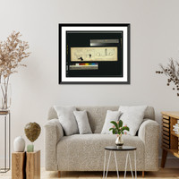 Tractors used in cultivation, Wabash Farms, Indiana, Antique Wall Art