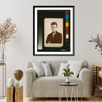 John Brown from a daguerreotype loaned me by Annie Brown - 2, Vintage Print