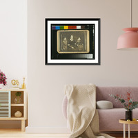 Mrs. John Brown & two of her children, from daguerreotype - 2, Antique Wall Art