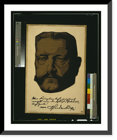 Portrait of General Field Marshall Paul von Hindenburg.Louis Oppenheim, Antique Wall Art